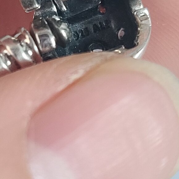 Pandora 925 ALE Celestial Stars Bangle Bracelet Sterling Silver Round Ball Clasp - Picture 5 of 9